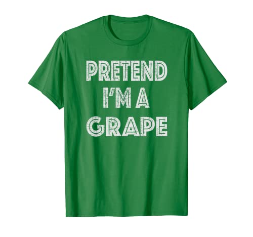Retro Pretend I'm a Grape - Camiseta para disfraz de Halloween Camiseta