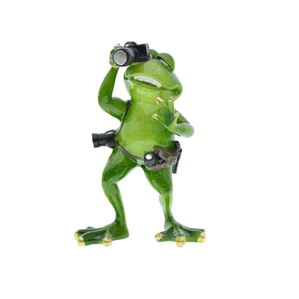 Amazon.co.jp: SHUANGXIANG 樹脂カエル擬人化スタイルクリエイティブ