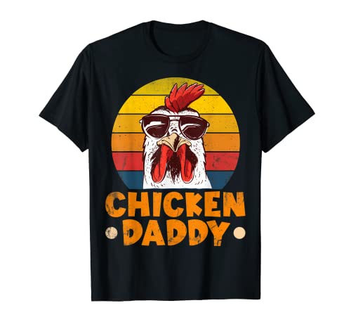 Farmer Tee Country Farm Men Boys - Vintage Chicken Daddy Camiseta