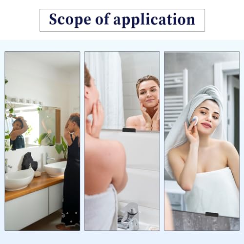 Image of 12 Pack Mirror Wall Mounting Clips Metal Mirror Clips Wide Channel Heavy Duty Mirror Hangers J Hooks Wall Hanger Fastener Mirror Hanging Hardware for Wall Mounting Billboard Displays(1 /4 Inch)