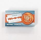 30x Merkur (0,73€/St) Rasierklingen Super Platinum für Rasierhobel, Futur Dovo