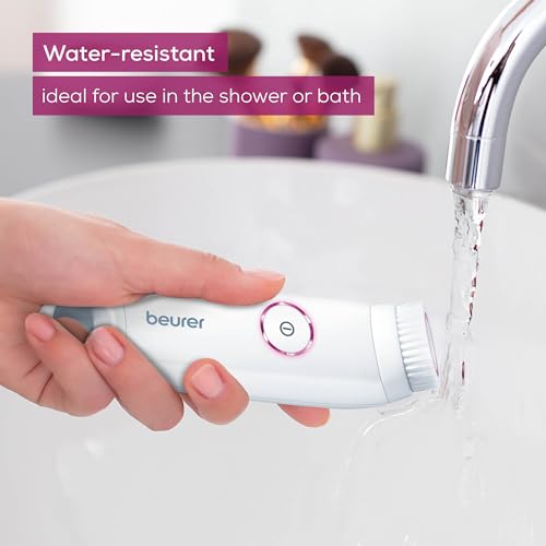 Beurer FC45 Facial Cleansing Brush | Battery-operated rotating facial cleansing brush | For a deeper clean and noticeably softer skin | 2-speed rotation | Suitable for sensitive skin | Water-resistant - Image 6