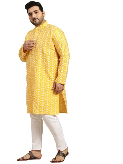Image of SOJANYA (Since 1958, Men's Silk Blend Grey Kurta Pyjama & Silk Blend Jacket Combo