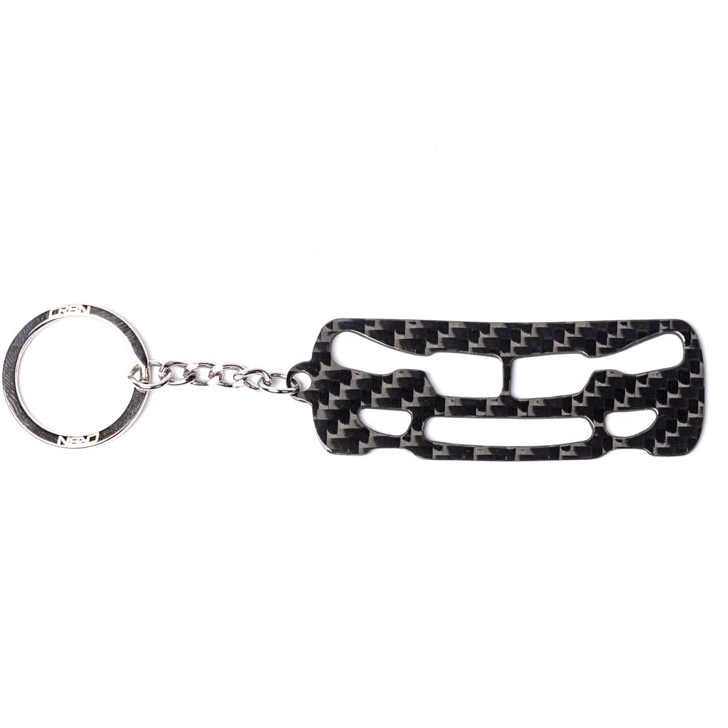 CRBNSports Car B M W Shape Carbon Fiber Keychain Twill - Compact keyring with Luxury Keyring Fiber