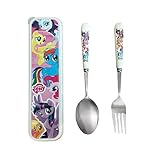 🥄【Regalos ideales】 La cuchara y el tenedor para niños son excelentes como regalos para cumpleaños, Navidad, baby shower y también para que sus hijos los lleven al jardín de infantes, la escuela o el campamento de verano.