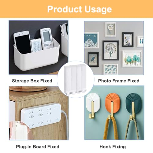 Image of Adhesive Hook and Loop Strips Heavy Duty, 24-Pairs(48 Strips) Double-Sided Sticky Picture Hanging Kit, Picture Hangers for Walls, Picture Hanging Hooks Without Nail, Removable Damage Free