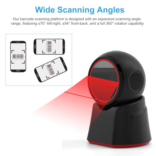 Scanner de comptoir QR code 2D pour encaissement en magasin fluide