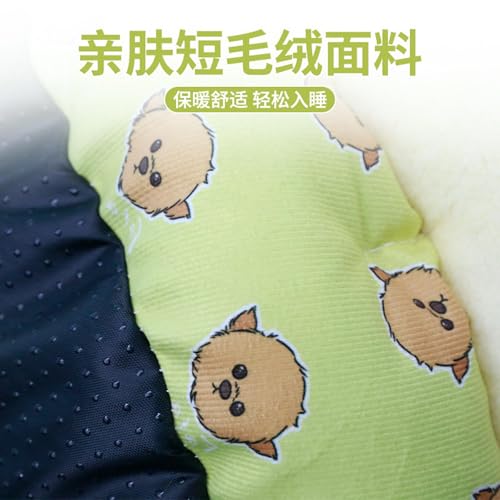 Lit pour chaton et petit chien vert panier coupe-vent lit chiot 45x45x17cm - 6