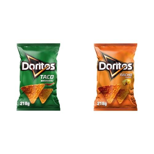 Doritos Seti | Taco Baharatlı Mega Boy 218 g x1 + Nacho Mega Boy 218Gr x1