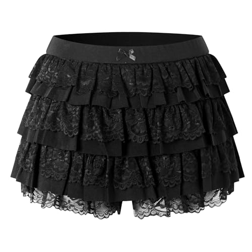 Lace Ruffle Bloomer Shorts for Women | Lolita Style High