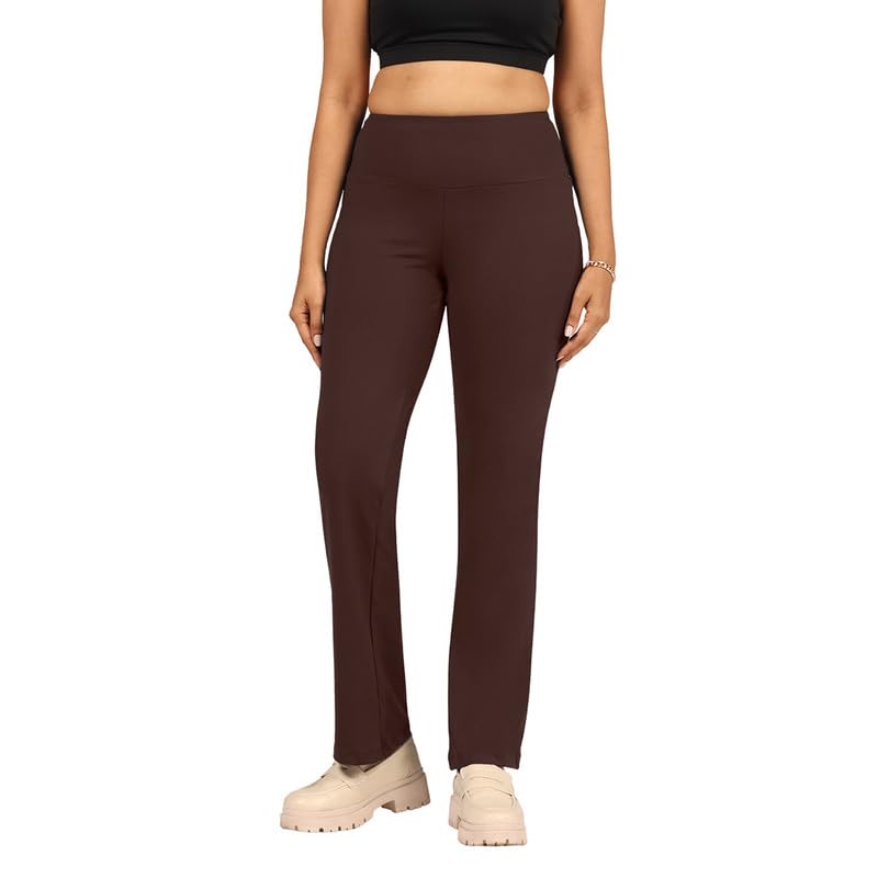 BlissClub Women’s High Waist Ultimate Straight Pants – Wide Waistband Formal Office Trousers BlissClub Women’s High Waist Ultimate Straight Pants – Wide Waistband Formal Office Trousers