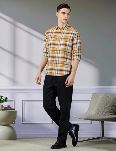 Image of Pepe Jeans Men's Regular Fit Full Sleeve Checkered Cotton Casual Shirt | Check Shirt for Man | Smart & Stylish | Multiple Styles | Mens Casual Shirts