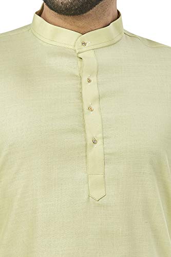 Image of BE ACTIVE Linen Blend Solid Pattern Trendy Comfortable Stylish Full Sleeve Kurta Men's Ethnic Wear