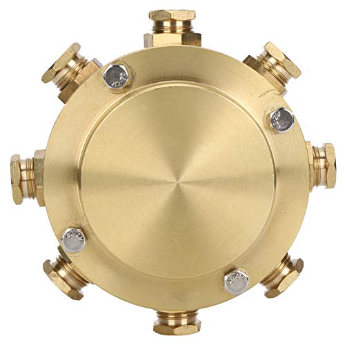 Boîte de jonction 8 trous durable pour projecteur extérieur et spot souterrain