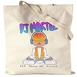 Hey!Print Dj Mörtel Der Mann Am Mischer Jutebeutel Stoffbeutel Canvas Mauer Maurer Mauermörtel Sand Beton Fliesen Bauarbeiter Arbeit Mischer