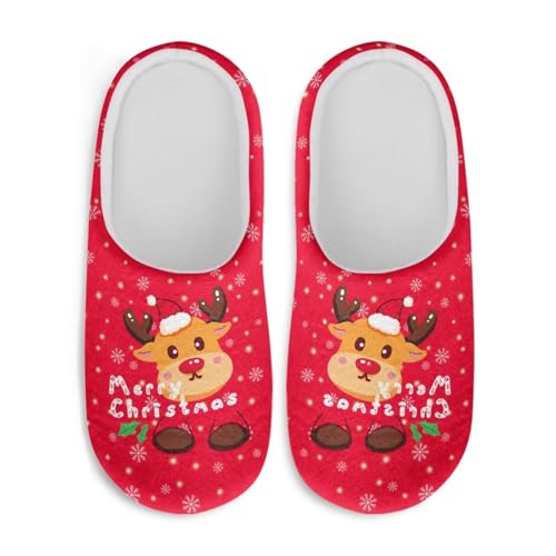 Fuzzy Slippers for Women Men Cozy Plush Fluffy House Shoes for Winter Home Bedroom Flat Slipper