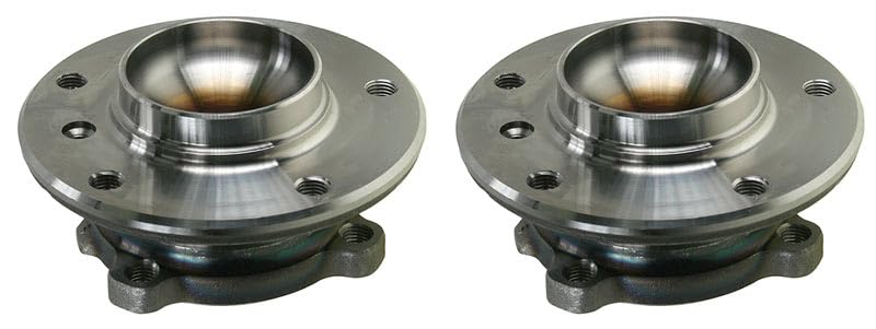 Image of TRQ Front Left and Right Wheel Bearing & Hub Assembly Set 2 Piece for 2006 BMW 325Ci 2006 325i 2006 330Ci 2006 330i 07-13 328i 07-13 335i 08-13 128i 08-13 135i 10-16 Z4 13-15 X1