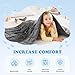 HOSUKKO Weighted Blanket - 5 lbs Grey Thciken Heavy Blanket - Small Size Breathable Comfortable Blanket(36 * 48 inches, 5 lbs)