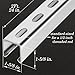 SKTREX 2 Feet Length Strut Channel Trolley Track,1-5/8
