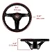 Caltric Steering Wheel compatible with John Deere D105 D120 D125 D130 D140 E100 E120 E130 E140 E150