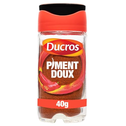 Piment Doux DUCROS en poudre, lot de 3 pots en verre pour un arôme préservé