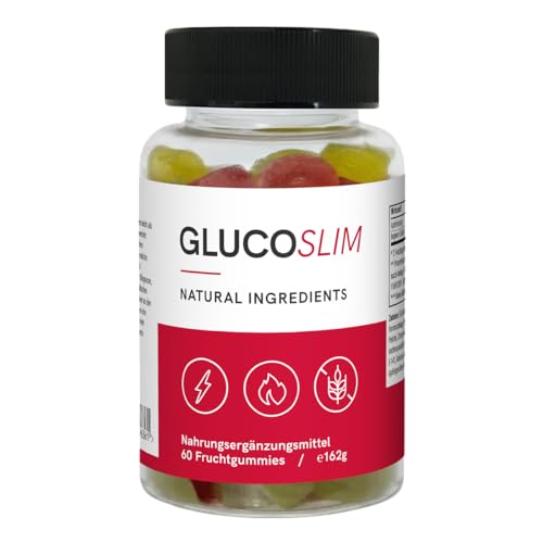 GLUCOSLIM Keto Gummibärchen - Keto Gummies - 60 Fruchtgummies Keto Diät Gummibären - Fruchtgummis - Gummibärchen Keto (1er pack)