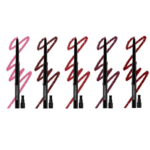 Image of Coloressence Pout Perfect Matte Lip Liner Combo Set of 5 Shades (Bridal Combo) | Long Lasting | Lightweight | Highly Pigmented | Non-Drying Formula | Waterproof