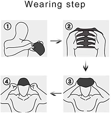 Miniatura 5 de Gorro de natación de silicona, gorro de baño para mantener tu cabello seco, apto para hombres y mujeres, adultos y jóvenes