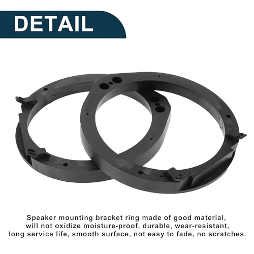 TUCKBOLD Speaker Spacer Ring Tweeter Speaker Spacer Adapter for Honda Civic 2006-2011 Waterproof Black 2 Set by TUCKBOLD - Image 4