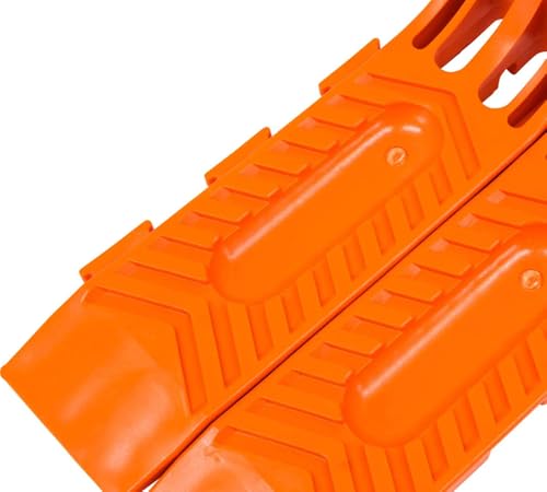 Mytee Products Interlocking Tire Skates for Tow Truck Wrecker Rollback Carrier Safety Orange (4pc Set) by Mytee Products - Image 7