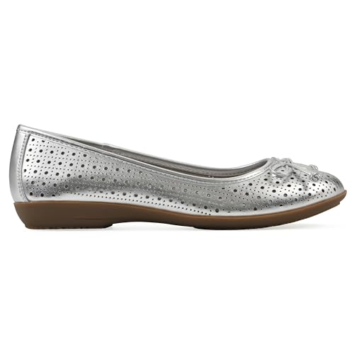 Image of CLIFFS BY WHITE MOUNTAIN Women's Cheryl Cushioned Ballet Flat