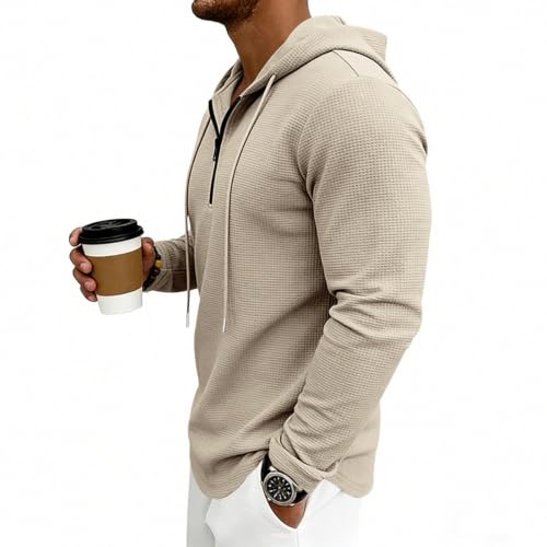Sudadera anti UV hombre transpirable de punto con capucha que bloquea el sol con confort 2