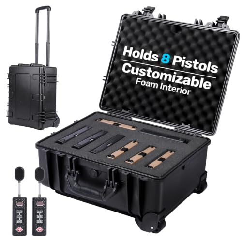 Black / 8 Pistol Case