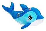 delfin peluche azul Colección de piel marina impexit - Peluche de delfín con estrellas (azul, 60 cm)