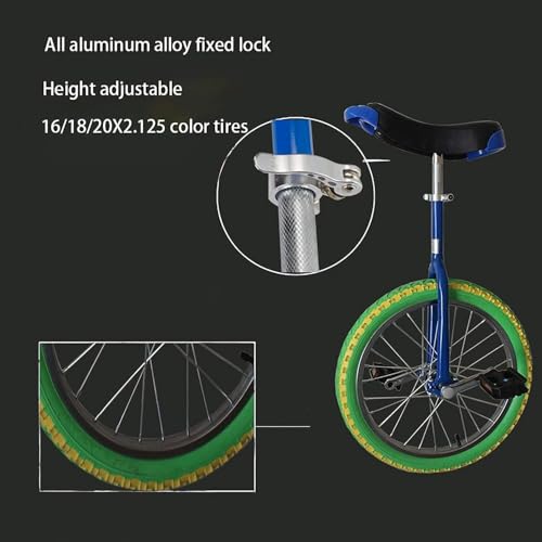Monocycle VTT 16" pour sports de plein air, idéal pour les trajets urbains et les performances acrobatiques, design cascade