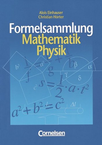 Formelsammlung Mathe Realschule Bayern Amazon.com: Formelsammlung Mathematik, Physik, Chemie. Realschule