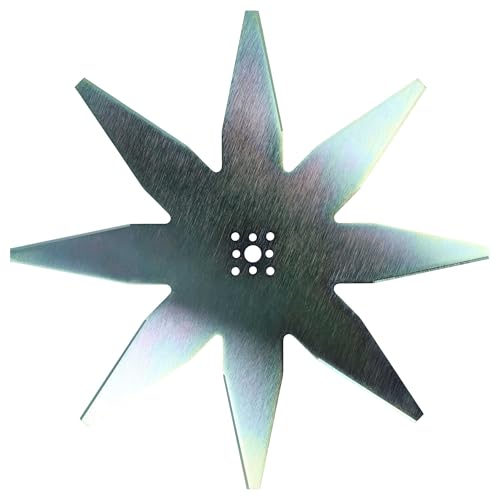 vhbw Lama di ricambio compatibile con Wiper F35s, Runner, F28, i350S, F50s, Walker, Joy tagliaerba - argento, in acciaio inox