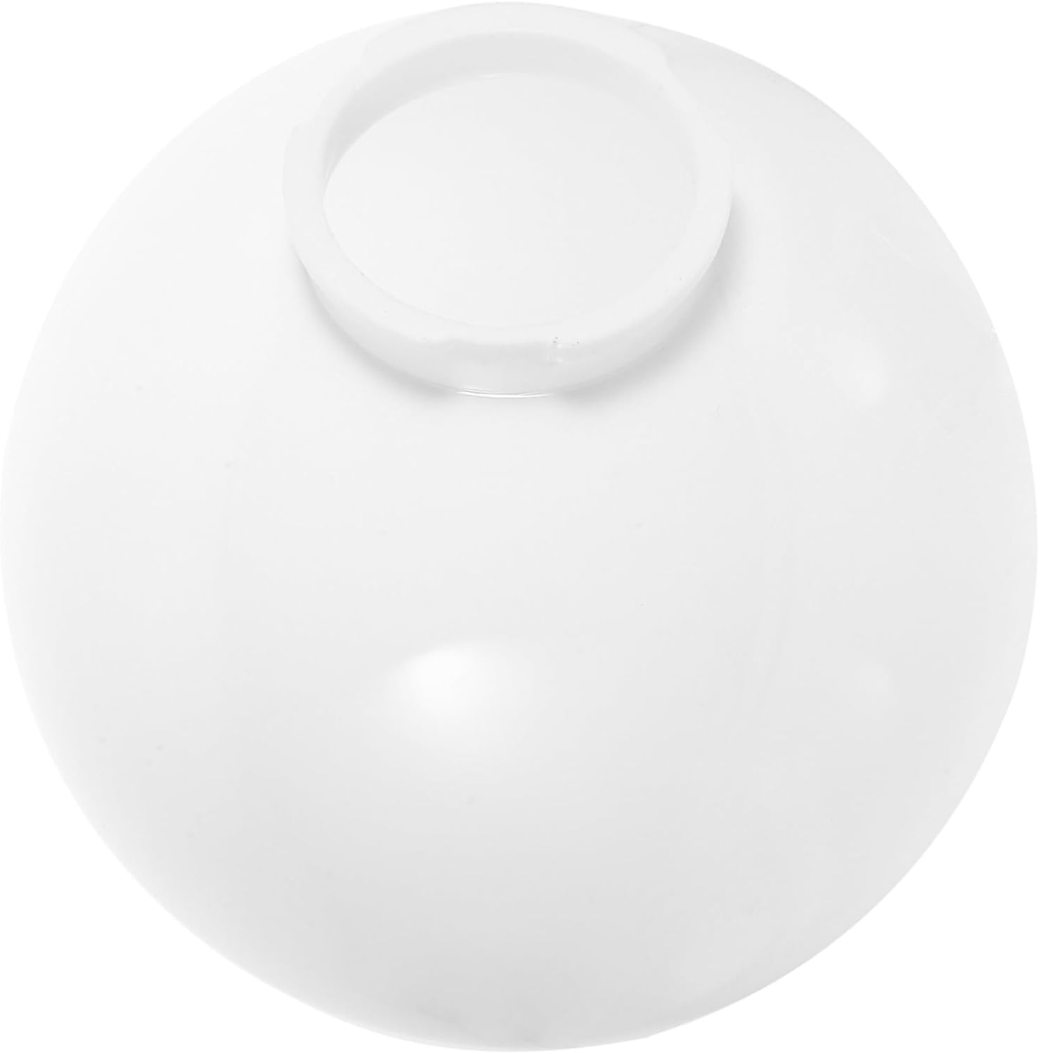 Zerodeko Acrylic Ball Shaped Lamp Shade Outdoor Lamp Cover Dust Globe Replacement Frosted Milk White Finish for Garden and Living Use