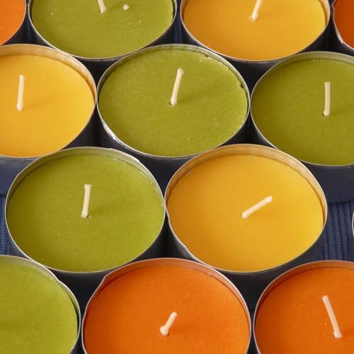 Naturegoon Unscented Premium Wax Tealight Candles(Pack of 100) | odorless | Smokeless | Ideal use for Home Decoration, Diwali, Navratra, Special Occasions & Festivals. (Pack of 100) 2
