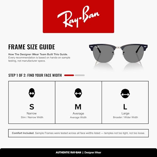 Image of Ray-Ban RB3016 Clubmaster Classic Square Sunglasses for Men for Women