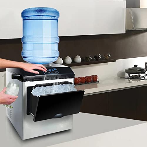PanHuiWen EiswüRfelmaschine Klein Camping 3 Eiswürfel-Größen Ice Cube Maker Small 25kg/24h perfekt für Küche, Büro… – Bild 4