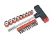 Produktbild Brüder Mannesmann Werkzeug Mannesmann T-Griff mit Bits + 1/4" Steckschl-einsätzen, 22-tlg, M 148-KOMBI, PH1/PZ1