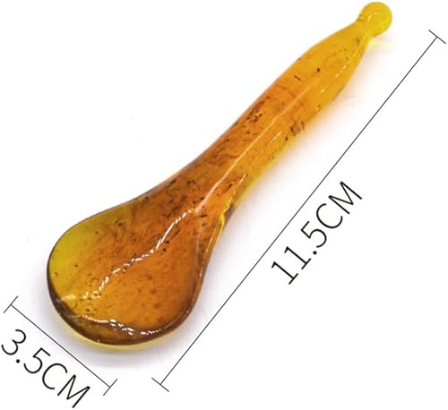 Miniatura 2 de HEALLILY - Juego de herramientas de masaje para raspar gua sha, resina ámbar, cera de abeja y guasha raspador de placa de placa de barra de peine