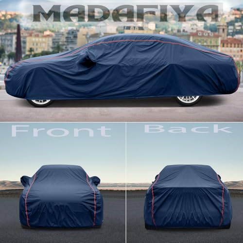 Image of Heavy-Duty Car Cover for Compatible with Maruti Alto 800 (2005 to 2025 All Models) Deluxe Car Protection Cover ? Waterproof & UV-Resistant All-Season Exterior Protection