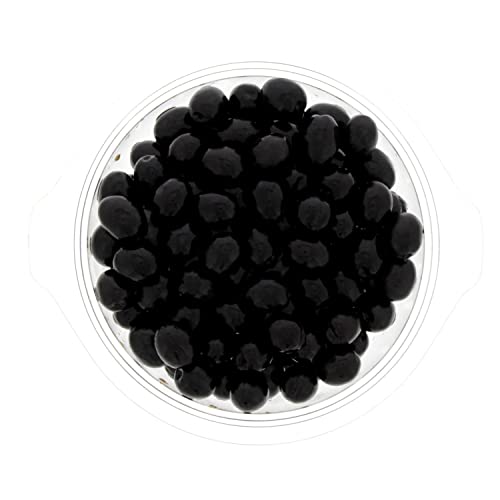 Hutesa Spanish Whole Black Olives 300 g Approx.