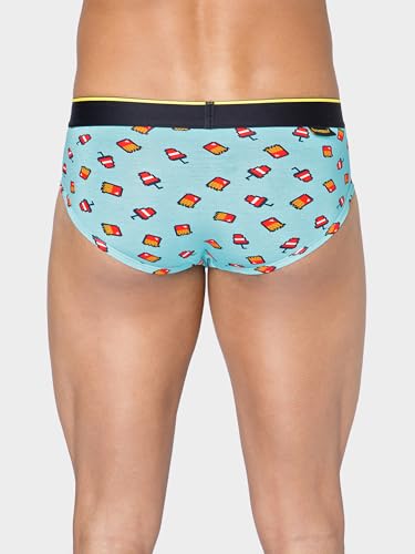 Image of Bummer Printed Micro Modal Briefs Underwear for Men, Featured On Shark Tank, Moisture-Wicking, Stylish Patterns, Lightweight, Breathable, for Everyday Wear, All-Day Comfort