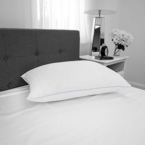 Sensorpedic Position Fiber Filled Bed Pillow With Cotton Cover, 2 Count (Pack Of 1), White #TOP5