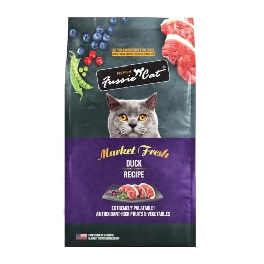 Fussie Cat Market Fresh Duck Dry Food