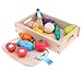 Produktbild Homyl 14 Stücke Kinderküche Holz Schneiden Obst Gemüse Lebensmittel Küchenspielzeug