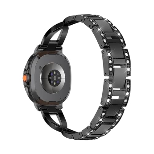 [PLYYQZM] �X�e�����X�X�`�[���o���h,�ɍ��� Sam su ng Galaxy Watch 8 44mm 40mm 8Classic 46mm ���f�B�[�X�����p���^���u���X���b�g�ɓK�p(Black,For 8 Classic 46mm)